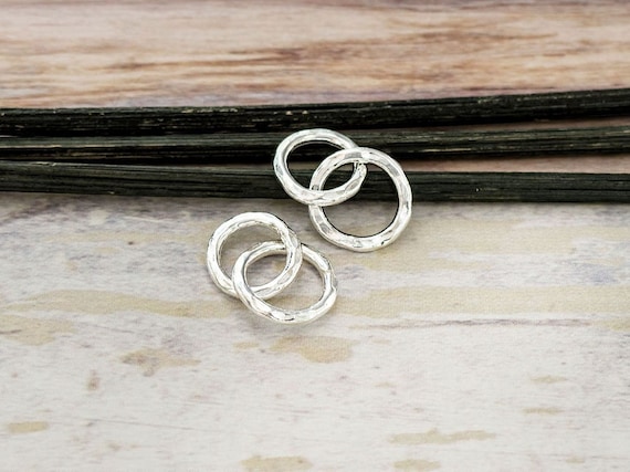 Sterling Silver Hill Tribe Double Fan Ring Sterling Silver Hill Tribe Double Fan Ring