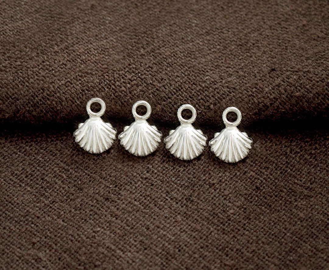 350 Pieces Antique Silver Tone Jewelry Charms Suppliers Arts Crafts Making Beading Findings Crafting T2GA7O Conch Shell