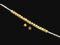 20 of Karen hill tribe  Silver Gold Vermeil Style Faceted Nugget Beads 3mm.  :vm1026 product logo