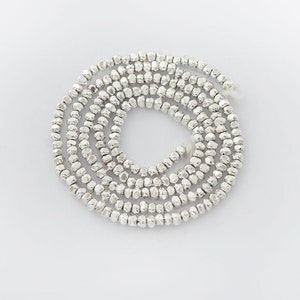 230 of Karen Hill Tribe Silver Faceted Seed Beads 1.6 mm. 13 :ka3513 image 3