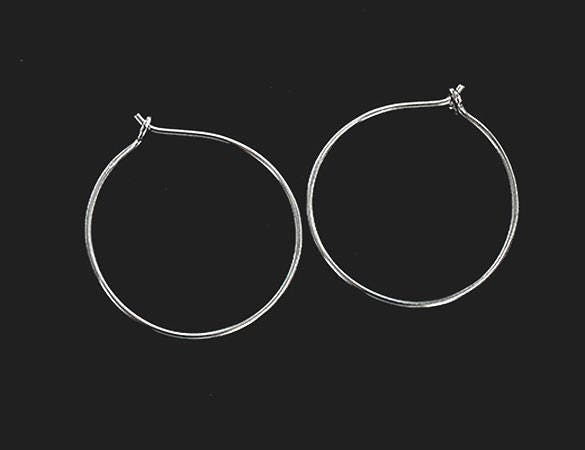 5 Pairs Sterling Silver Triangle Earring Hoops 925 Silver Ear 