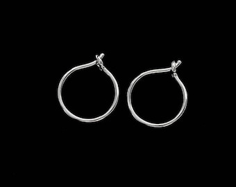 May include: A pair of small, silver hoop earrings. The earrings are simple and elegant, and they would make a great gift for any occasion.