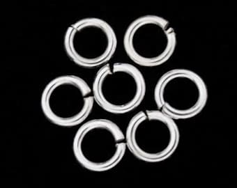 30 of 925 Sterling Silver Opened Jump Rings 5x1 mm. :th0264