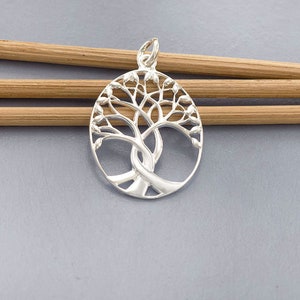 1 of 925 Sterling Silver Tree of Life Pendant 18 X 22 Mm. Polish ...