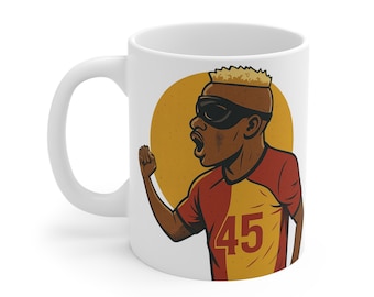 Victor Osimhen Fanbecher, Galatasaray, Nigeria Fußball Geschenk