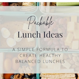 Healthy Packable Lunch Ideas