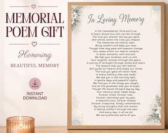 Memorial Poems