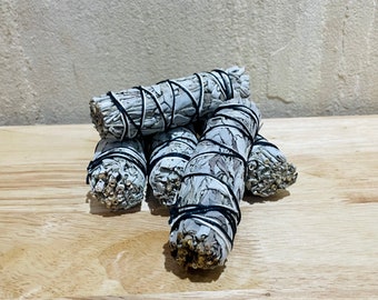 White Sage Smudge Sticks - Wild-Harvested - Organic Sage