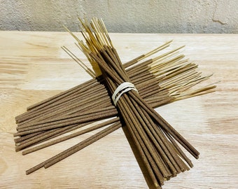 Incense Sticks - Natural - Hand-dipped - Organic - Vegan - Cruelty Free