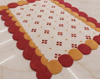 8x10, 9x12, 10x14ft Hand-Tufted Abstract Area Rug to decor your place and room