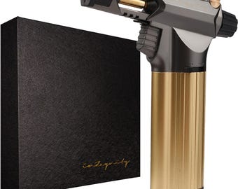 Briquet Torche Au Butane, Briquet Avec Flamme Réglable, Torche De