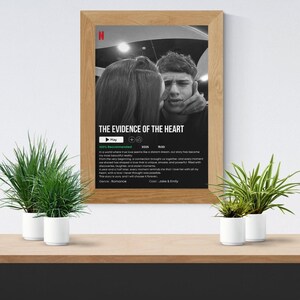 Personalisiertes Pärchenposter | Fotocollage im Netflix-Stil | Personalisiertes romantisches Geschenk | Jahrestagsgeschenk für Ihn/Sie | Canva-Vorlage Bild 4