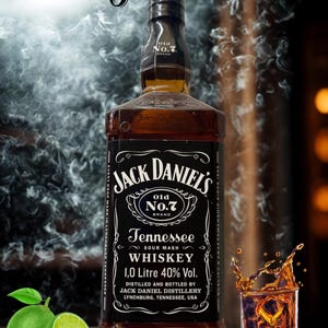 Editable Whiskey Bottle Label Template – Canva Digital Download – Custom Whiskey Label for Gifts, Events or Bars