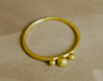 Gouden Ring 750 "Daisy"