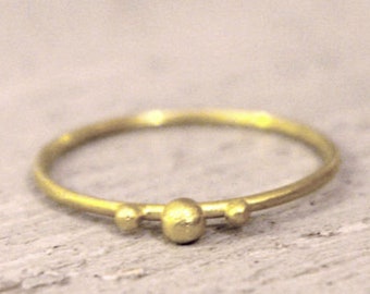 Gouden Ring 750 "Daisy"