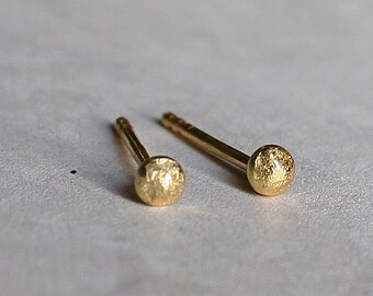 Fairmined Gold stud oorbellen