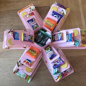 Chocolate Exploding Gift Box – One Gift. Every Occasion. Total Wow Factor. Pink Hexagon