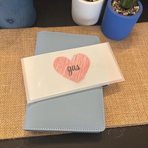 Heart Print Cash Envelope: A6 Savings Challenge, Custom Category