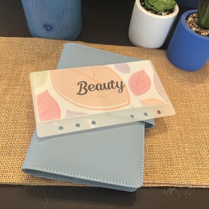 Leaf Print A6 Cash Envelope: Custom Budgeting Organizer