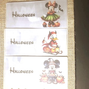 Mickey Mouse Halloween A6 Savings Envelopes | Cute Physical Budget Envelopes | Cash Envelope System | Spooky Disney Cash Stuffing
