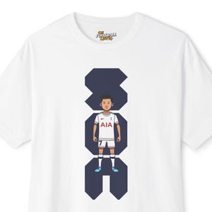 Tottenham Hotspur Son Cartoon Graphic T-Shirt | Spurs | THFC
