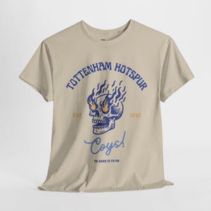 Tottenham Hotspur Flame Eyes Skull Graphic T-Shirt | Spurs | THFC