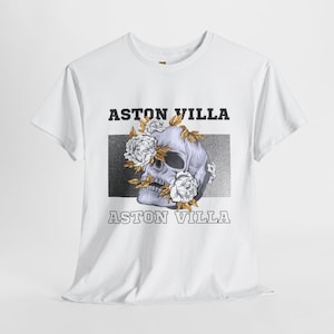 Aston Villa Floral Skull T-Shirt | AVFC