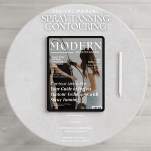 Spray Tan Contouring Digital Manual Textbook
