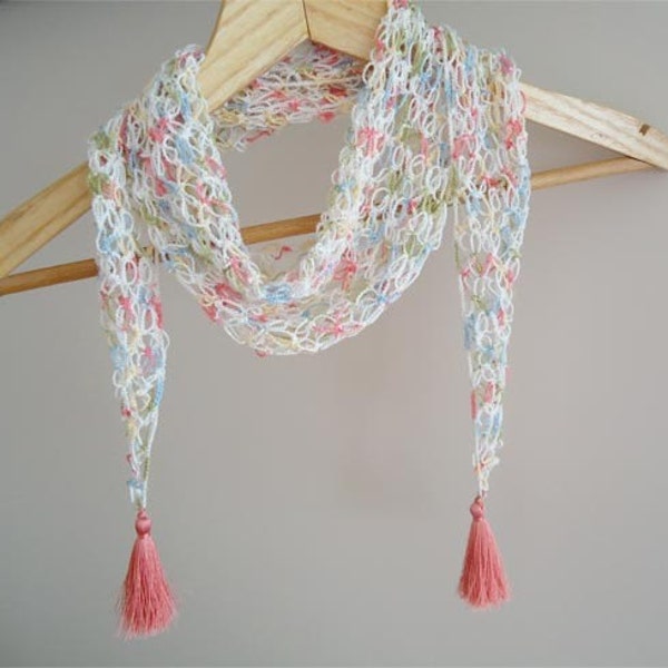 PASTEL COLOR SCARFLETTE   Free Shipping