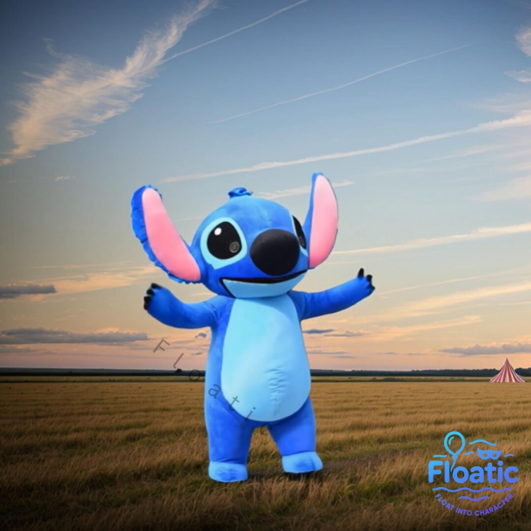 Inflatable Blue Alien Mascot Costume – Giant Cartoon Suit for Adults ...