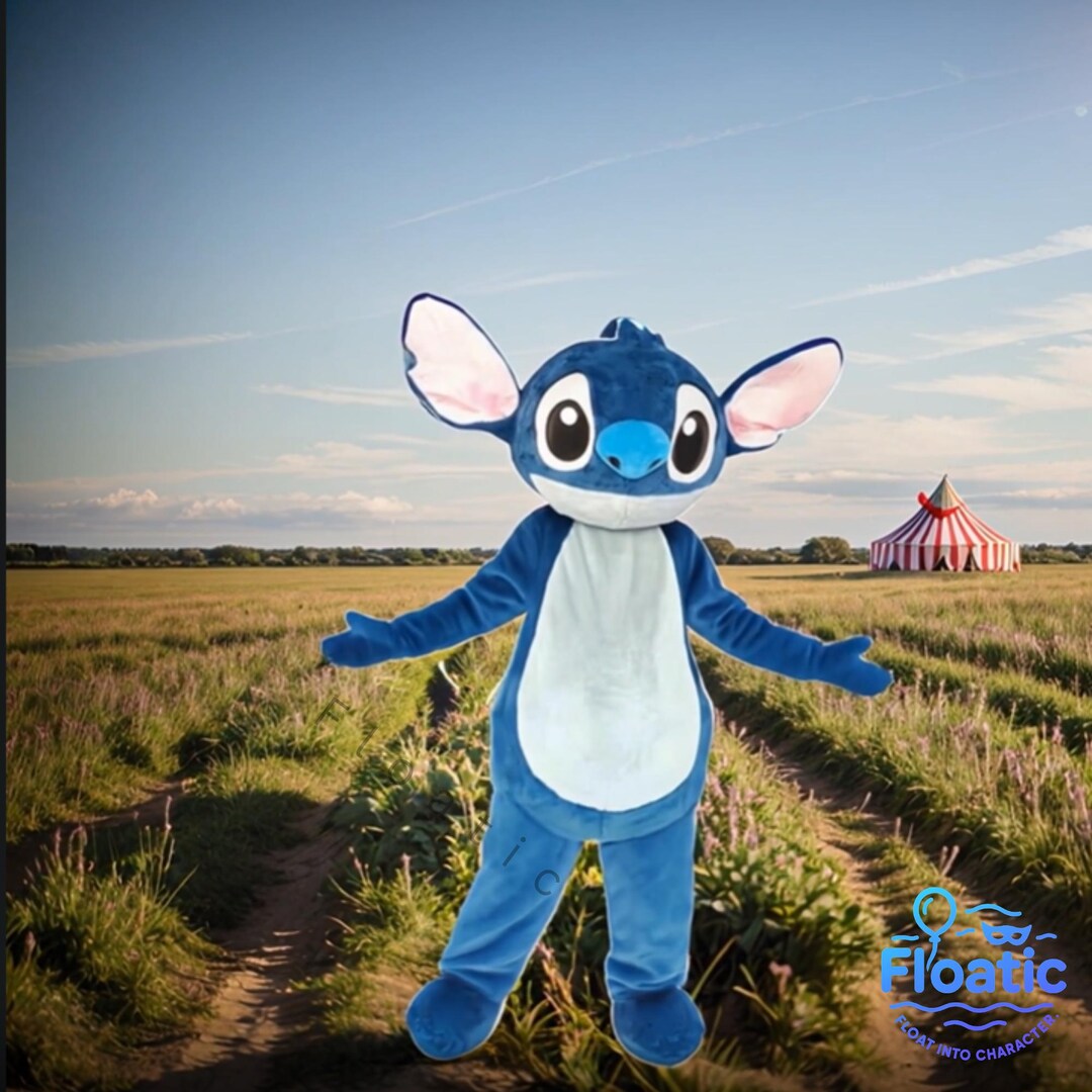 Blue Alien Mascot Costume: Plush Full Body Cosplay Suit - Etsy
