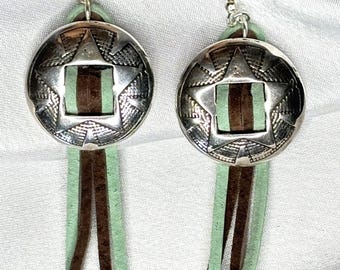 Western Concho Earrings