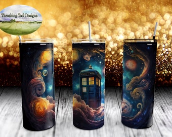 Tardis Inspired Doctor Who, Dr. Who 20 oz. Tumbler