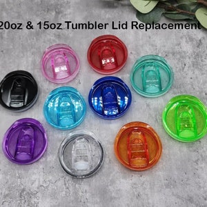 20oz Push on Replacement Lid, Colored Lids