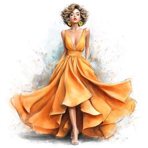 watercolor cocktail dress Well Versed Pleated Bust Front Split Dress Watercolor Print Purple/Yel