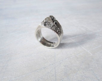 Anello Upheave in argento, taglia 6