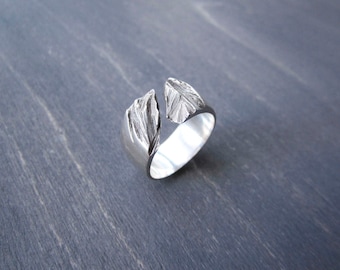 Anello di frattura argento, taglia 7 o 7,5