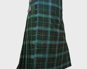 Highland Traditioneller Walsh Tartan 8 Yard Kilt für Herren | Von Tartan Hub