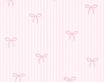 Pink Bow Seamless Pattern | Coquette Digital Paper