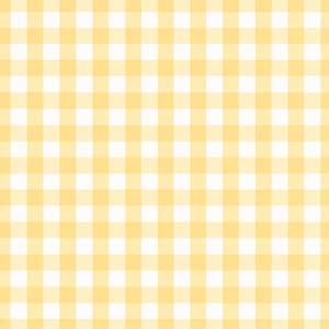 Yellow Gingham Seamless Pattern, Checkered Digital Paper, Cottagecore Background, Printable Scrapbook Paper, Commercial Use