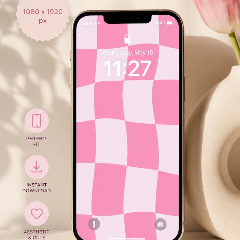 Pink Lock Screen Desktop - Etsy
