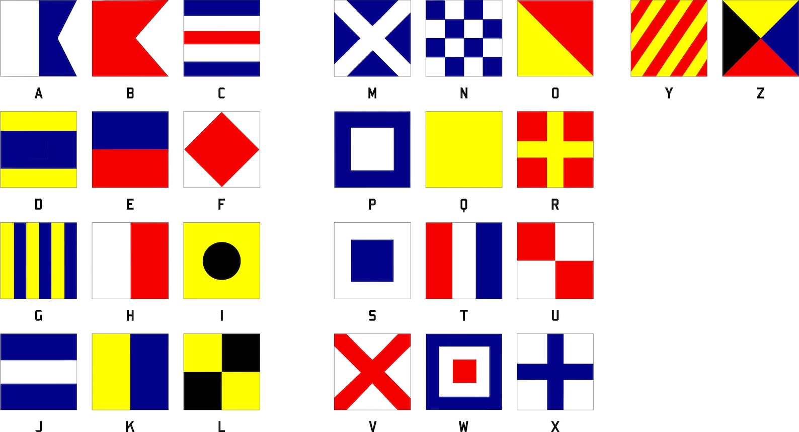 CUSTOM TEXT Nautical Flag Sign in Tile and Wood Ceramic Etsy