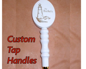 Tap Handles Engraved with Your Name, Design or Home Brew Logo, Kegerator