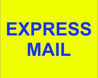 Special Listing - EXPRESS MAIL - Read Before Ordering - for one engraved leather photograph shipping within the United States.