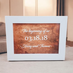 7th Anniversary Gift - Coppertone Aluminum Sign - Seventh Anniversary Gift - Anniversary Gift - Wedding Anniversary - Copper Anniversary