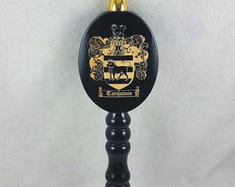 Personalized Tap Handles Engraved with Your Family Crest - Kegerator - Keg - Home Brewing - Beer - Tap Pull - Personalized Tap Handle