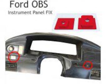 OBS Ford Dash Bezel Repair Inserts (1992-1997) stl file