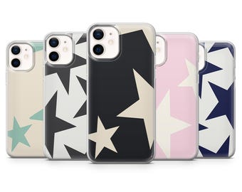 Star Phone Case Aesthetic Shine Cover for iPhone 17Pro, 16, 15, 14, 13, 12, Samsung S25, S24, S23FE, S22, A16, A56, Pixel 10, 9
