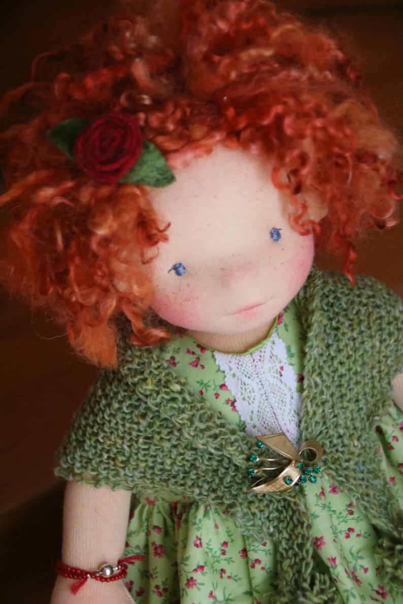 Aine and Momo by Atelier Lavendel OOAK Natural Fibers Art image 0