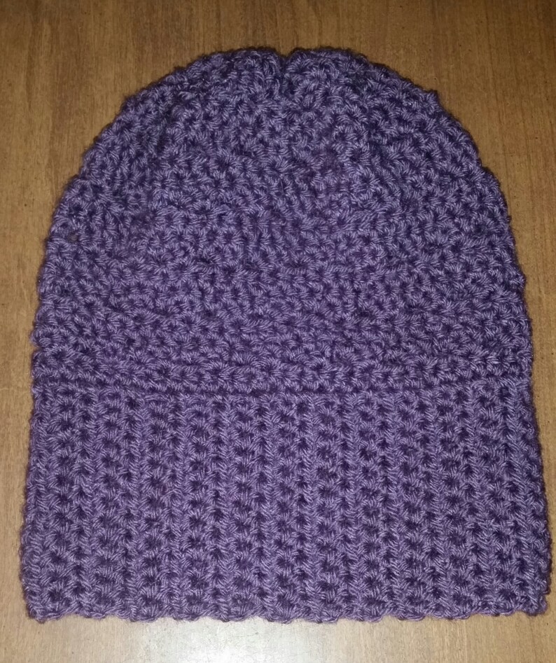 The Mallon Beanie Crochet Hat PATTERN Slouchy Beanie Crochet Pattern